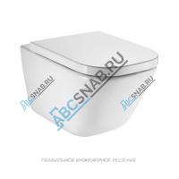Унитаз подвесной The Gap безободковый без сиденья Roca 34647L000