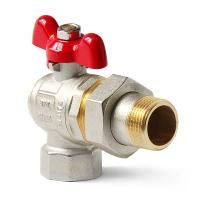 Кран шаровой полнопроходной угловой со сгоном, Н-В 3/4 Pro Aqua Valves