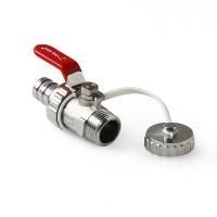 Кран шаровой дренажный с патрубком для шланга, Н 1/2" Pro Aqua Valves