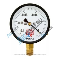 Вакуумметр ТВ-510Р.00 радиальный Дк100мм -0,1-0 МПа G1/2" Росма 00000007600