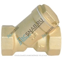 Фильтр сетчатый Y-образный латунь Ду 15 Ру25 G1/2" ВР БАЗ БАЗ.Ф.А50.15
