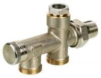 Присоединительная деталь RTR-КE с запорным краном G 3/4; R 3/4 (013G7040) Danfoss