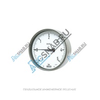 Манометр гидрозаполненный 213.53.63 осевой Дк63мм 0-10 бар G1/4" глицерин Wika 31104202