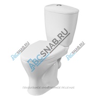 Унитаз-компакт Версия Комфорт белый нижний подвод косой выпуск 2/реж полипропилен Santeri 1.P403.3.S00.00B.F