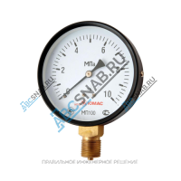 Манометр МП100 радиальный Дк100мм 0-1,6 МПа G1/2" НПО ЮМАС