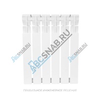 Радиатор биметаллический BM 500/78 S19 12 секций Qну=1440 Вт RAL 9016 (белый)