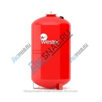 Бак расширительный мембранный WRV для отопления 50 л 5 бар Wester 0-14-0100