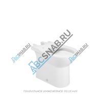 Унитаз без бачка Debba Round rimless белый горизонт/выпуск без сиденья Roca 34299P00Y
