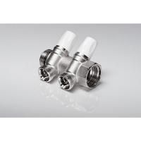 Распределительный коллектор с плавной регулировкой, 3 контура, G1"xG3/4" Rehau