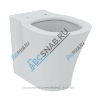 Унитаз без бачка CONNECT AIR AquaBlade горизонт/выпуск без сиденья Ideal Standard E004201