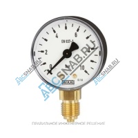 Манометр 111.10.100 радиальный Дк100мм 0-6 бар G1/2" Wika 9329066