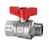 Кран шаровой 301/16 3/8" серии Т16 полнопроходной PN80 BН бабочка  Cimberio