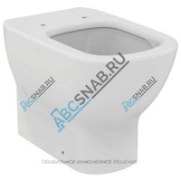 Унитаз без бачка TESI AquaBlade нижний подвод горизонт/выпуск без сиденья Ideal Standard T007701