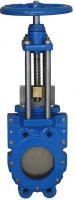 Задвижка шиберная KV-01-400-10 DN400 PN10 чугунная GGG40, нож SS304, уплотнение EPDM, невыдвижной шток, двусторонняя со штурвалом, Pmax=6 бар Abra