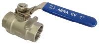 Кран шаровой муфтовый 2-PC из нержавеющей стали AISI316 DN 025 PN40, G1" Abra