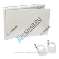 Шкаф коллекторный пластик R599 400х90х300мм Giacomini R599Y001