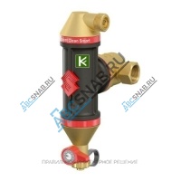 Сепаратор шлама и воздуха пластик Ду 32 Ру10 Rp1 1/4" ВР Flamcovent Clean Smart Flamco 30044