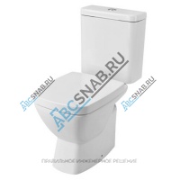 Унитаз-компакт Нео белый нижний подвод горизонт/выпуск 2/реж дюропласт Santek 1.WH30.2.187