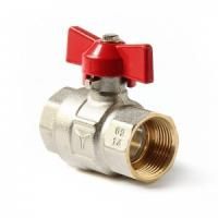 Кран шаровой ручка бабочка, В-В, стандартный проход 1 Pro Aqua Valves