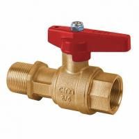 Кран шаровой для периф. модулей  268RS 3/4" серия Т12 корроз. латунь полнопроходной PN32 ВН красн . ручка флажок Cimberio