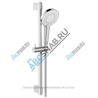 Гарнитур душевой серия IDEALRAIN JET ROUND XL3 держатель+шланг+лейка 3 режима струи Ideal Standard B1761AA