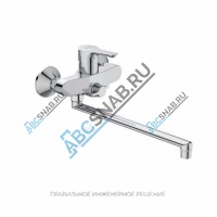 Смеситель для ванны с душем серия WAVE одноручный Vidima BA417AA
