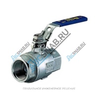 Кран шаровой нерж X2777 Ду 20 Ру63 ВР полнопроходной Danfoss 149B12519