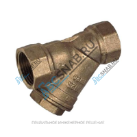 Фильтр сетчатый Y-образный бронза Ду 15 Ру20 Тмакс=120 oC G1/2" ВР F2143 Tecofi F2143-0015