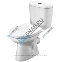 Унитаз-компакт Анимо белый нижний подвод косой выпуск 1/реж полипропилен Santek 1.WH11.0.032