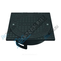 Люк чугун квадратный B125 Ду 315 Wavin 22970083