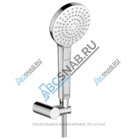 Гарнитур душевой серия IDEALRAIN EVO ROUND L3 держатель+шланг+лейка 3 режима струи Ideal Standard B2239AA