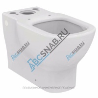 Унитаз без бачка TESI горизонт/выпуск без сиденья Ideal Standard T008201