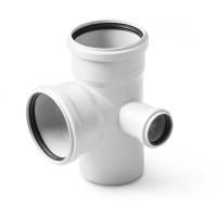 Крестовина двухплоскостная правая белая 110x110x50/87,5° Polytron Stilte