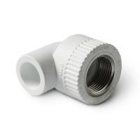Угольник комбинированный ВР белый 25-1/2 Pro Aqua PPR