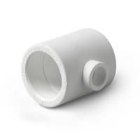 Тройник переходной белый 63-50-63 Pro Aqua PPR