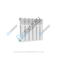 Радиатор биметаллический Ultra Plus 350 10 секций Qну=1050 Вт RAL 9016 (белый)