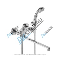Смеситель для ванны с душем серия ART двуручный Vidima BA330AA