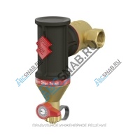 Сепаратор шлама пластик Ду 40 Ру10 Тмакс=120 oC Rp1 1/2" ВР Clean Smart Flamco 30025