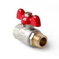 Кран шаровой полнопроходной ручка бабочка, Н-В 1/2 Pro Aqua Valves