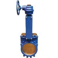Задвижка шиберная межфланцевая K21GV DN700 с редуктором Dendor