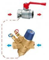Комплект клапанов балансировочных 1.1/4", 767НP (20-80 кПа) автомат., 200DP шар. кран, 999UN/1 импульсн. трубка  PN16 ВВ Cimberio