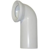 Отвод WC ПП D110, 90° (белое кольцо) Sinikon