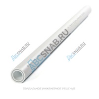 Труба PP-RGF белая арм стекловолокном Дн 25х3,5 Ру20 SDR7,4 Т<95С L=2м RTP (РосТурПласт) 10330