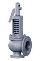 Предохранительный клапан КПП 496-01 чугунный Dn50x80 Pn16 фланцевый 300°C для пара с открытой пружиной Прегран