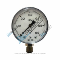 Манометр МП-100 радиальный Дк100мм 0-16 МПа G1/2" ЗАВОД ТЕПЛОТЕХНИЧЕСКИХ ПРИБОРОВ