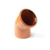 Отвод для наружной канализации 110x45° Polytron Terra