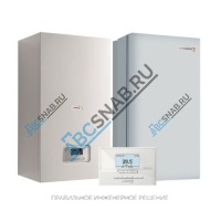 Котел настенный газовый 25 кВт одноконтурный Пантера 25 КТО + бойлер WH B60 Z+ регулятор температуры THERMOLINK P eBUS Protherm P000000002