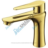 Смеситель для умывальника серия STEEL GOLD ПСМ 303-5 одноручный Профсан PSM-303-5