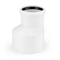 Переходник короткий RAUPIANO Plus с резиновыми уплотнениями, диаметр 90/50 Rehau