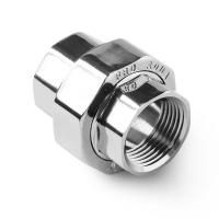 Соединение разъемное прямое резьбовое ВР хромированное 1x1 Pro Aqua Generic